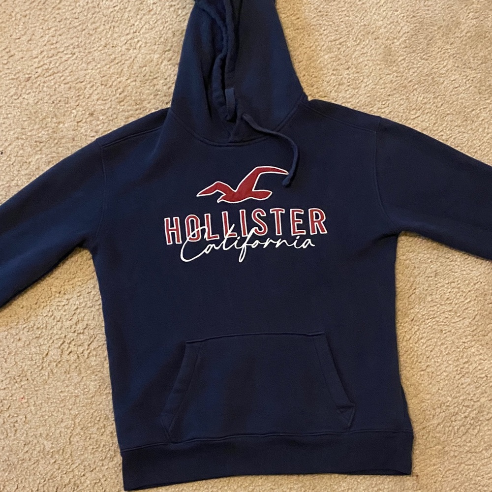 Hollister Navy Men's Hoodie